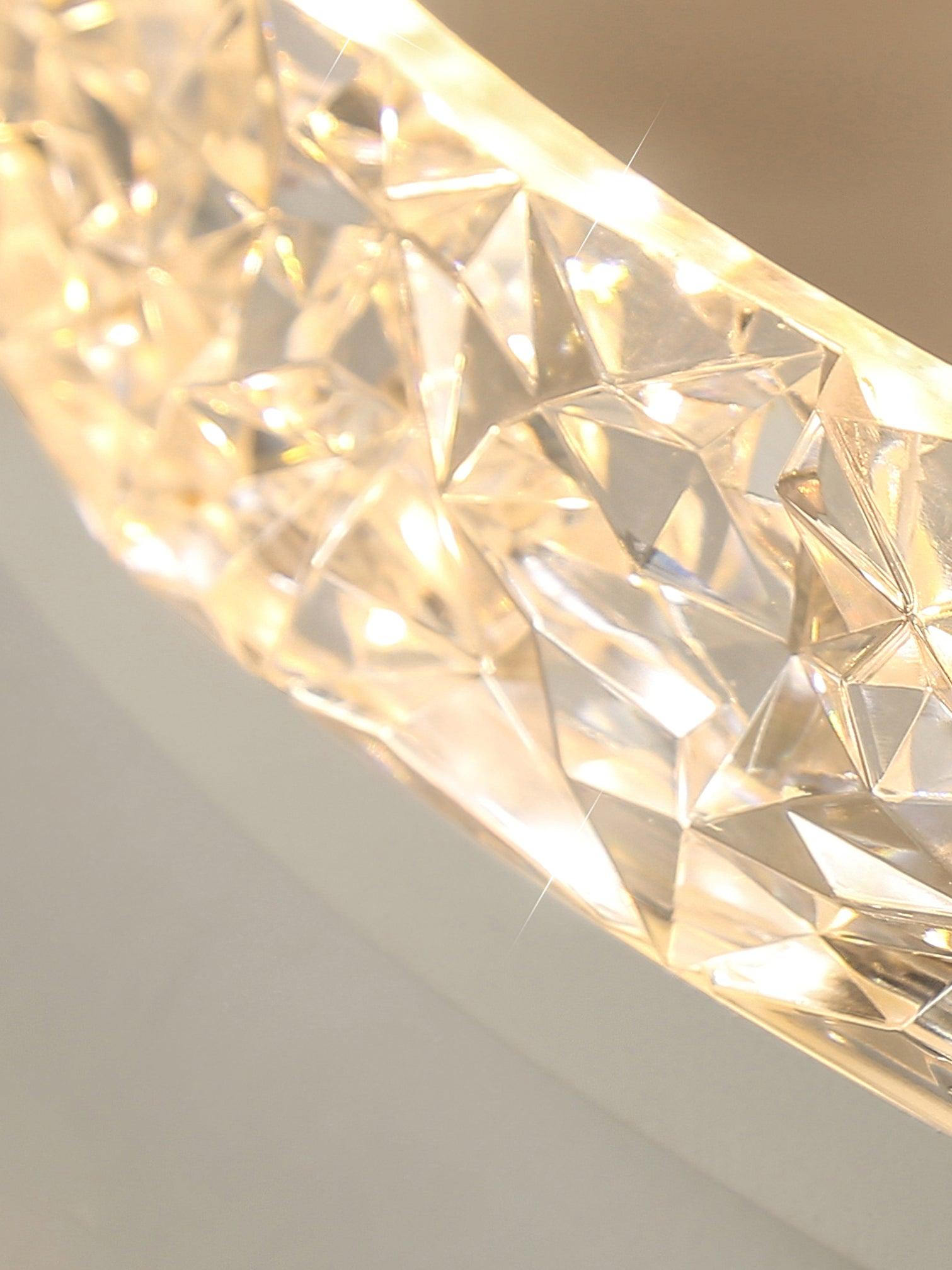 Crystal Embedded Ceiling lamp - Cueteks