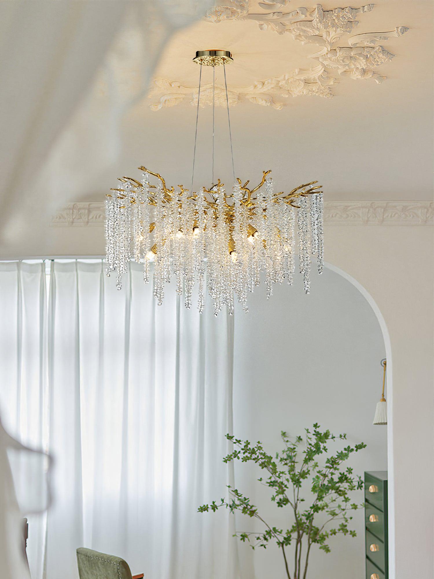 Albero Crystal Chandelier - Cueteks