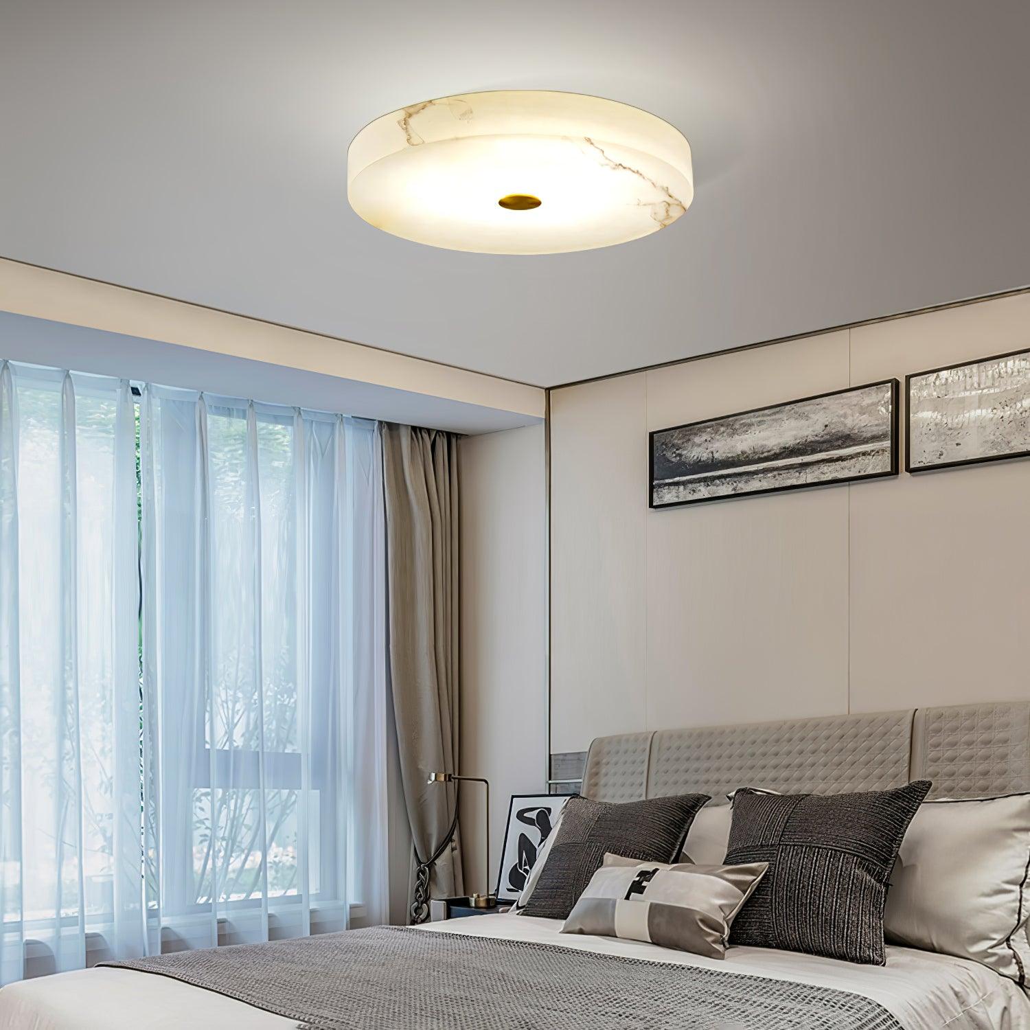 Sophie Alabaster Ceiling Lamp - Cueteks