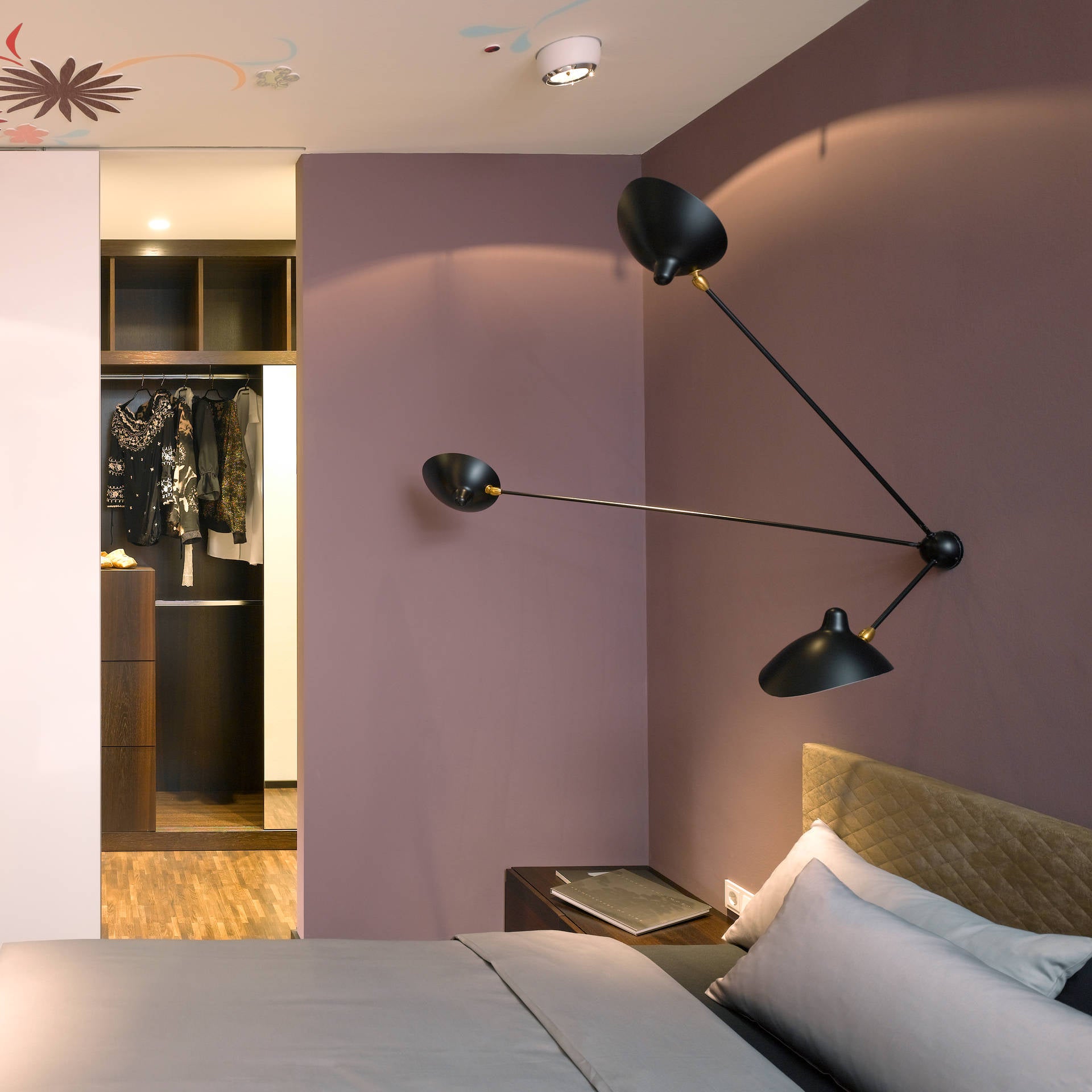 Serge Mouille Ceiling Lamp B - Cueteks