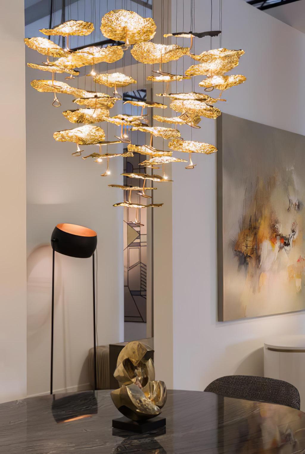 Brass Aviary Constellation Chandelier - Cueteks