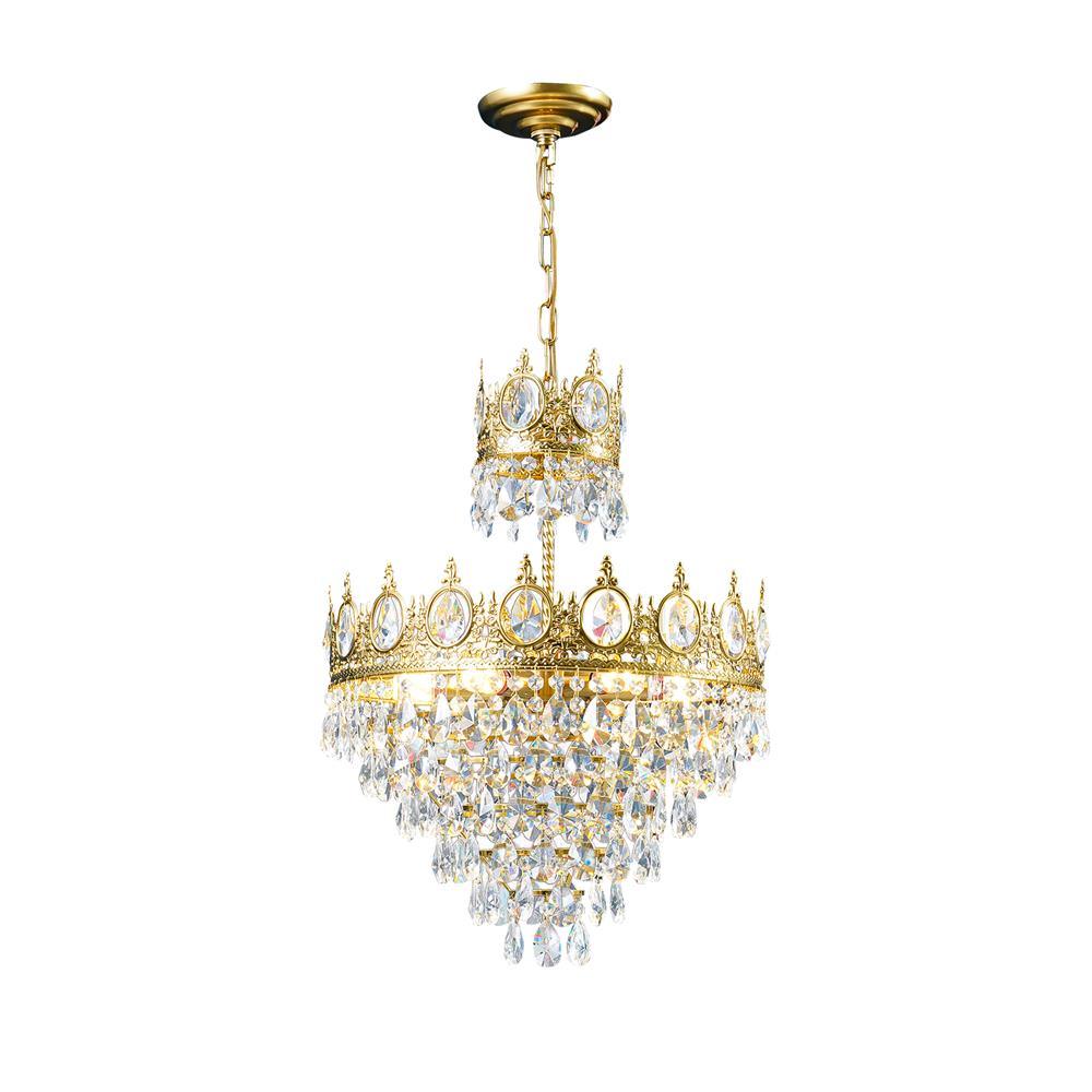 Vintage Crystal Chandelier - Cueteks