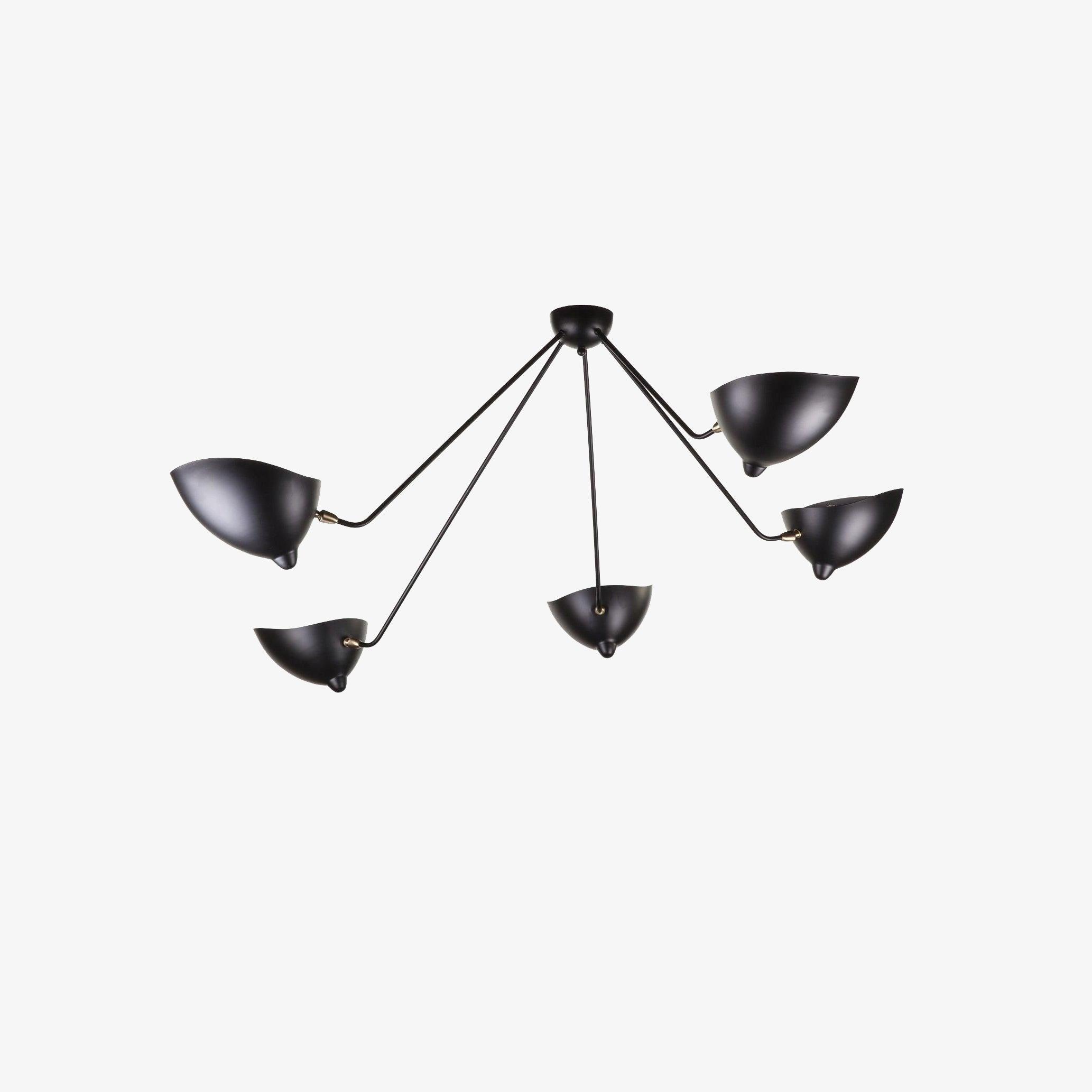 Serge Mouille Ceiling Lamp B - Cueteks