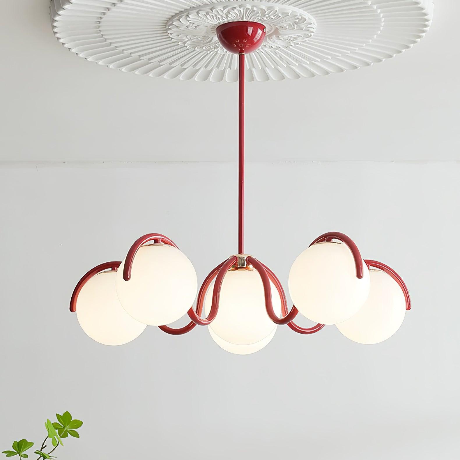 Reedway Curve Linear Chandelier - Cueteks