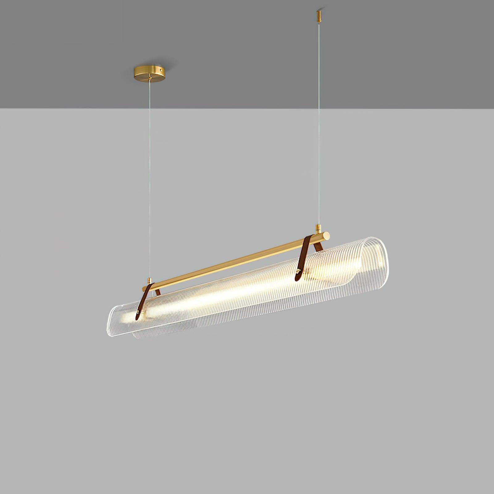 Acrylic Linear Chandelier - Cueteks