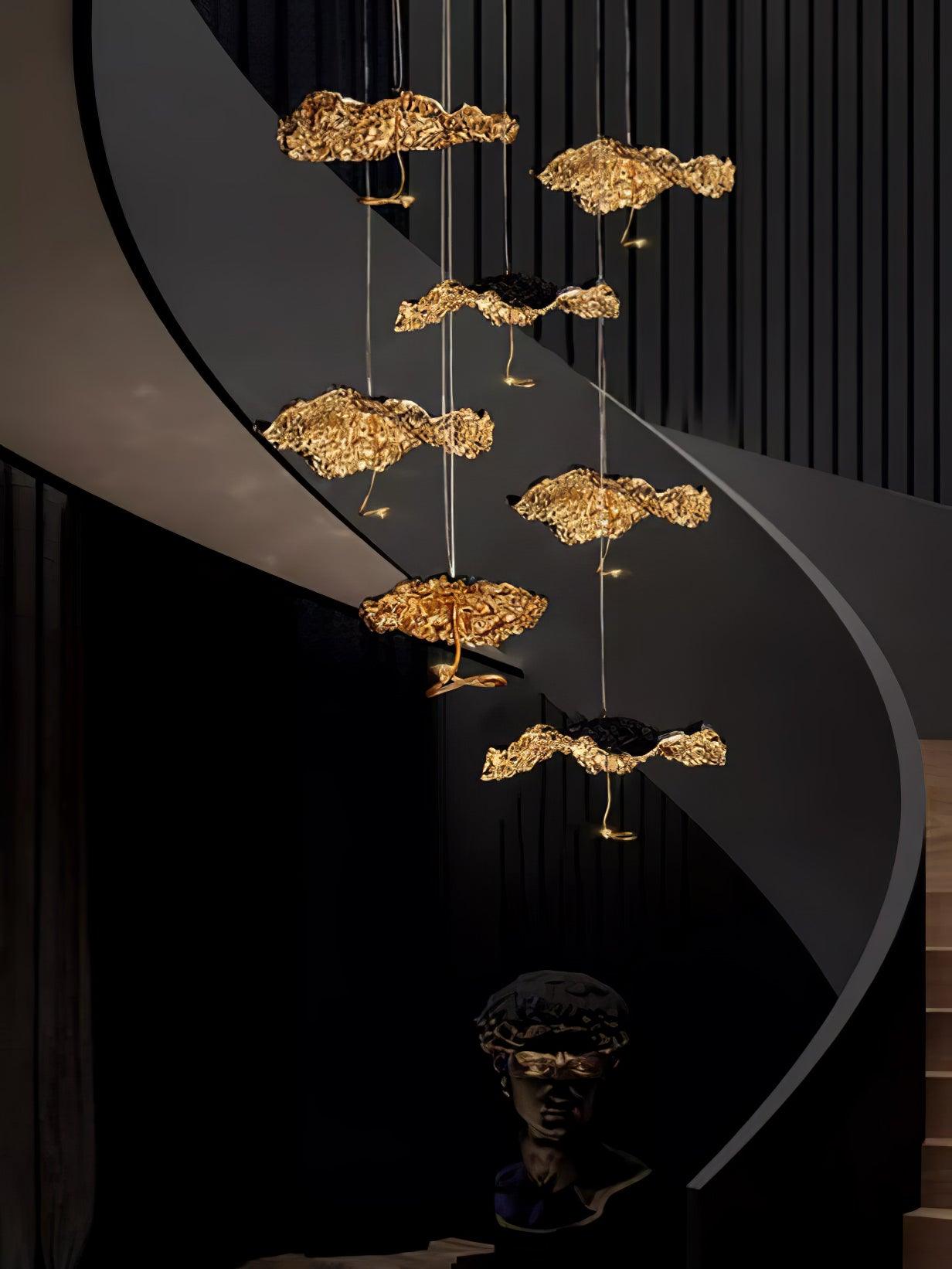 Brass Aviary Constellation Chandelier - Cueteks