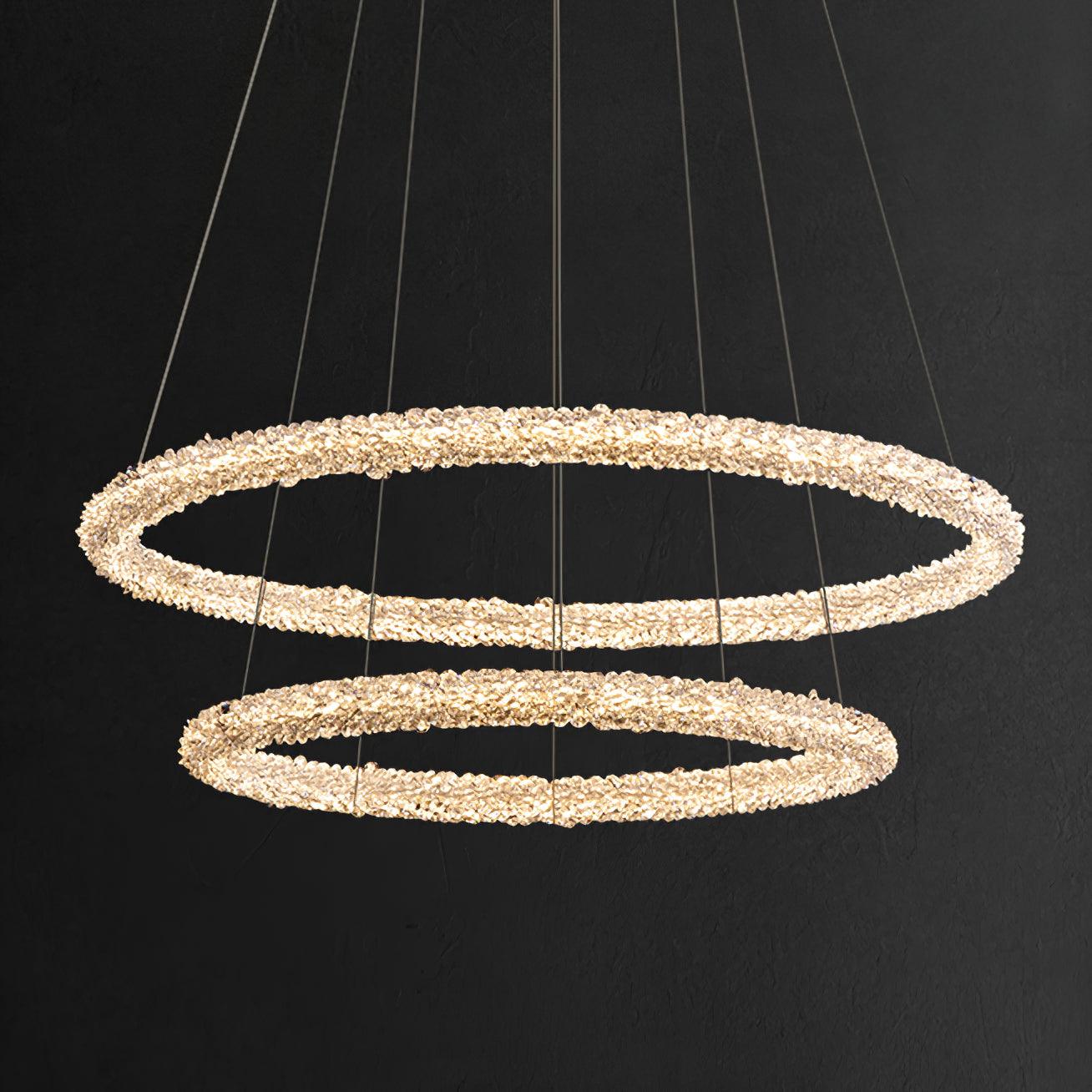 Ring Crystal Chandeliers - Cueteks