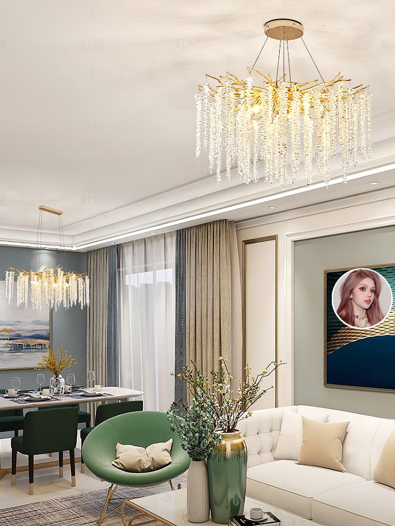 Albero Crystal Chandelier - Cueteks