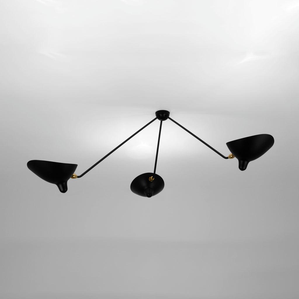 Serge Mouille Ceiling Lamp B - Cueteks