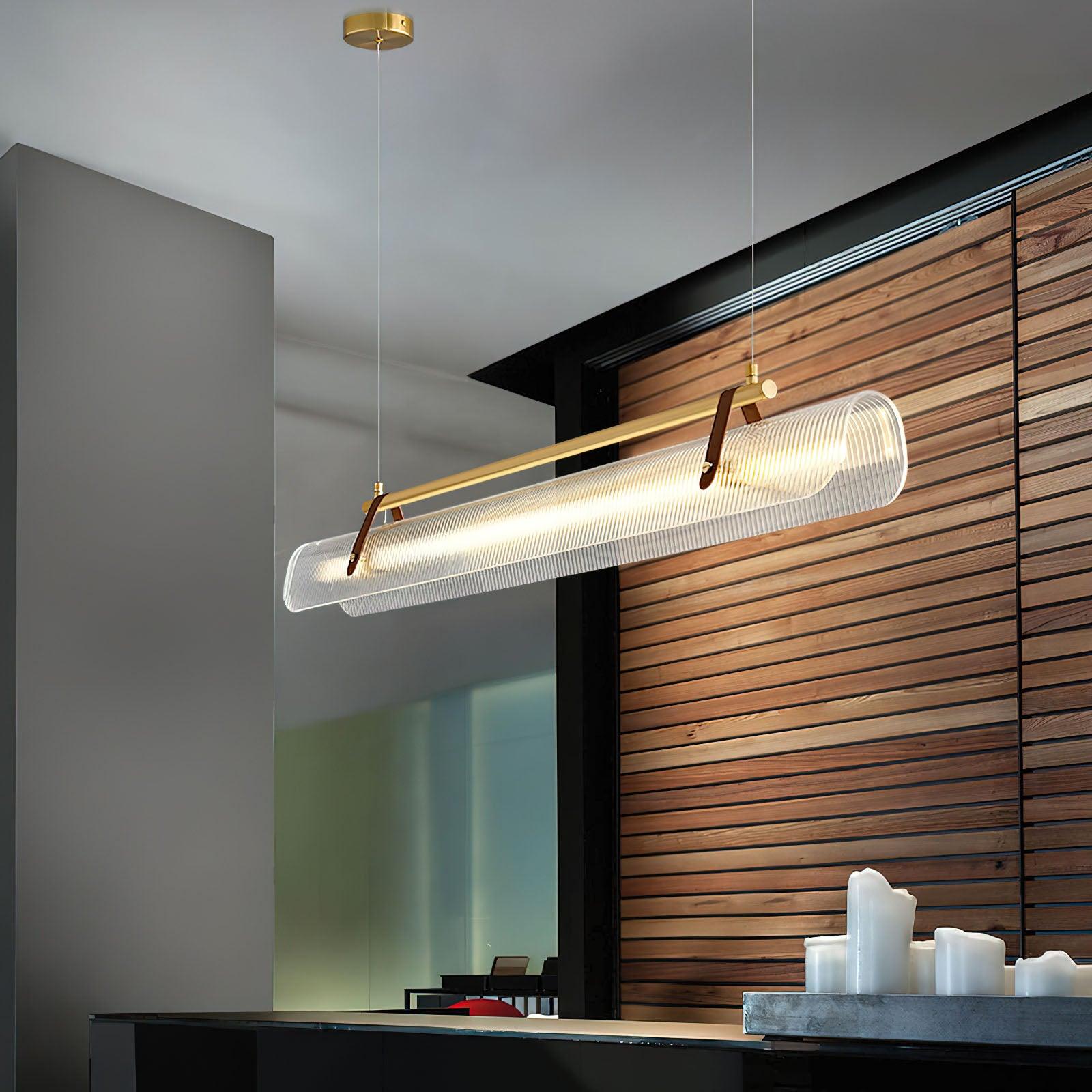 Acrylic Linear Chandelier - Cueteks