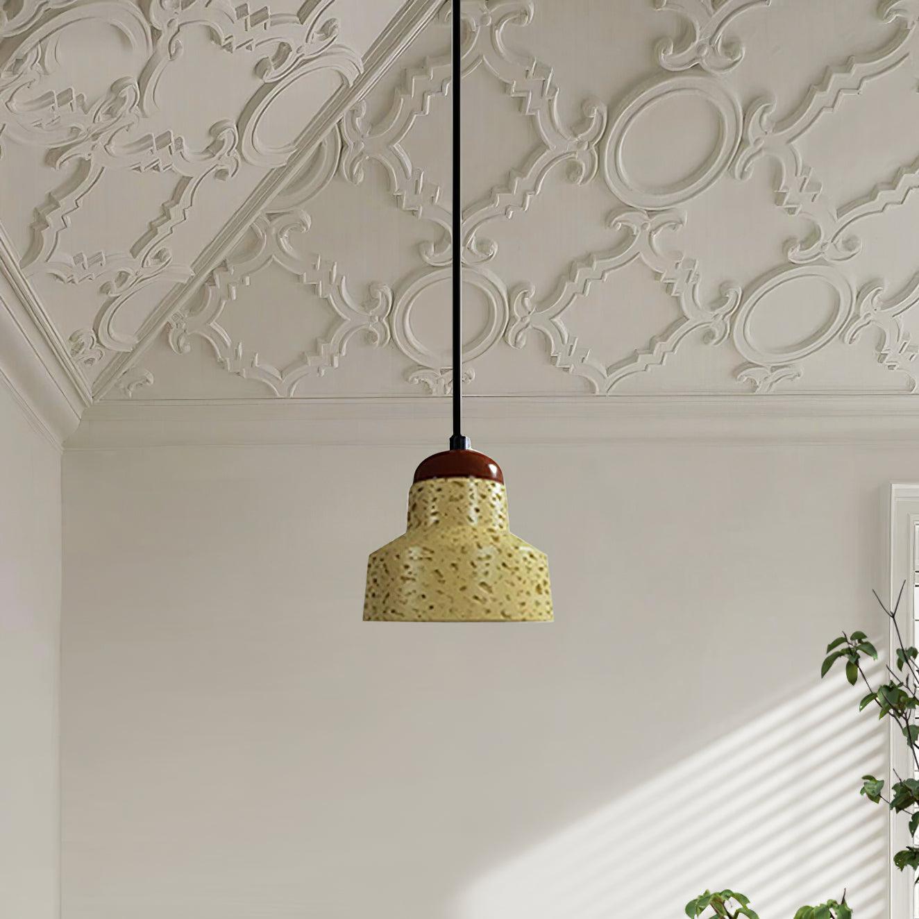 Revi Cement Pendant Light - Cueteks