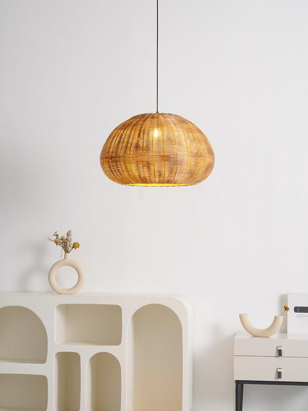 Bamboo Camden Pendant Light - Cueteks