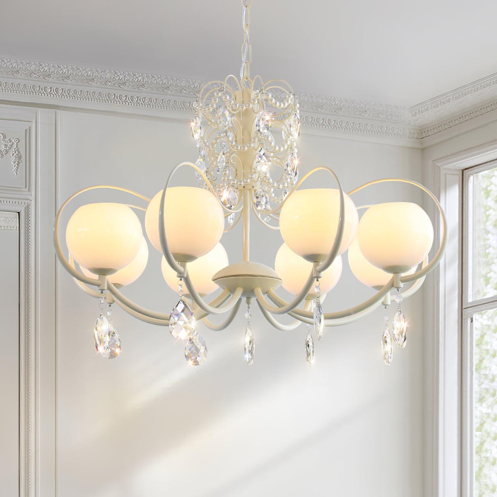 Doria Crystal Chandelier - Cueteks