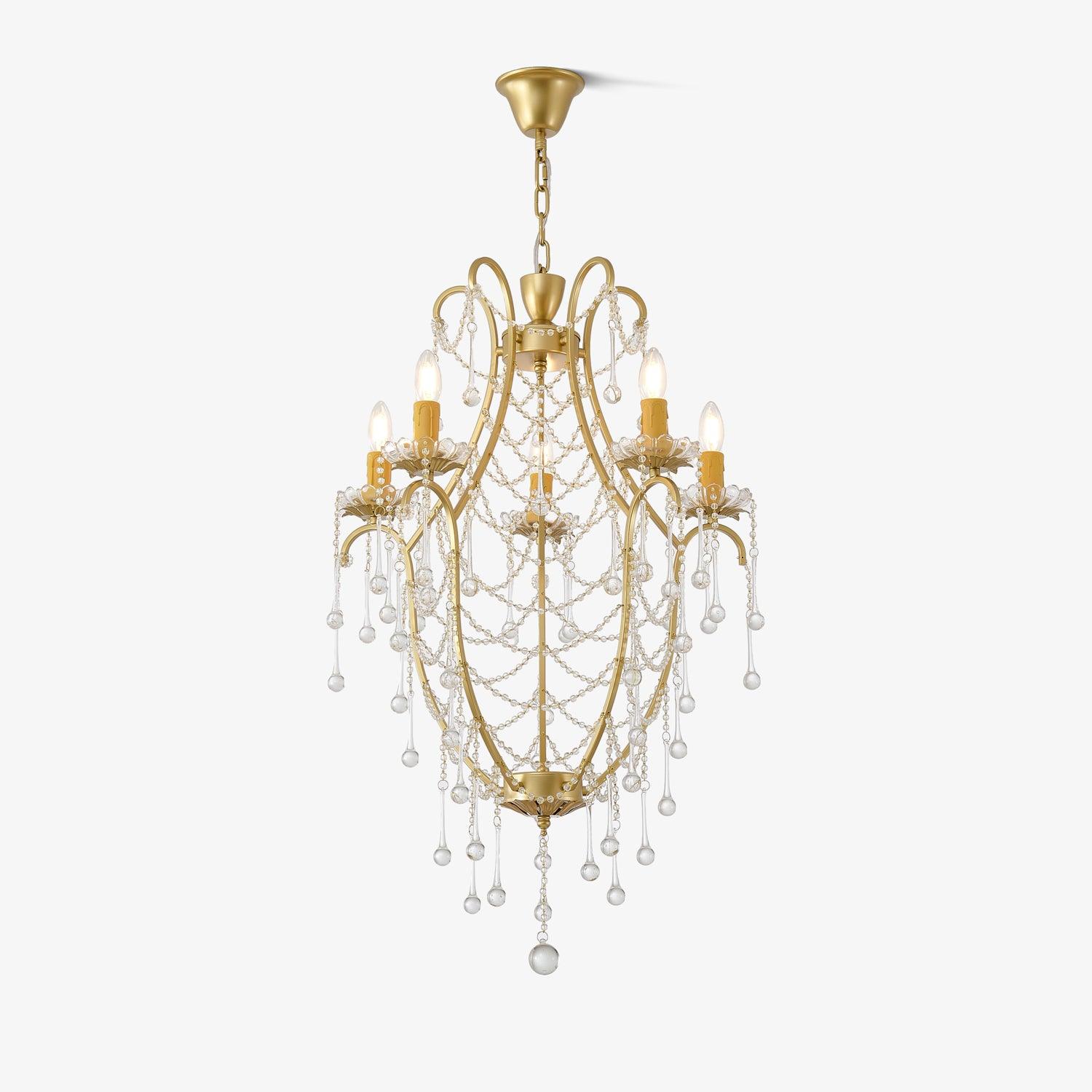 Crystal Birdcage Chandelier - Cueteks