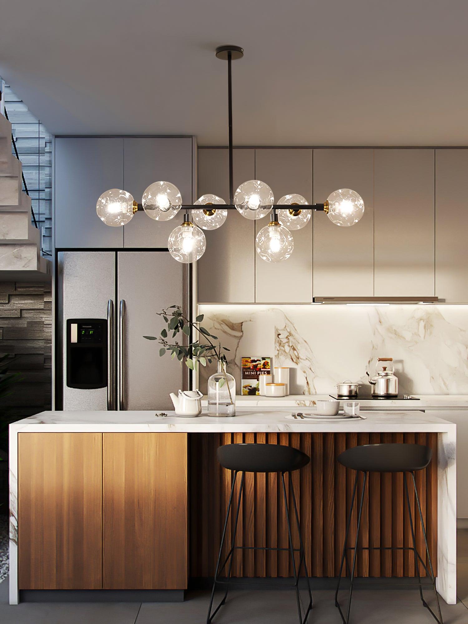 Primas Glass Chandelier - Cueteks