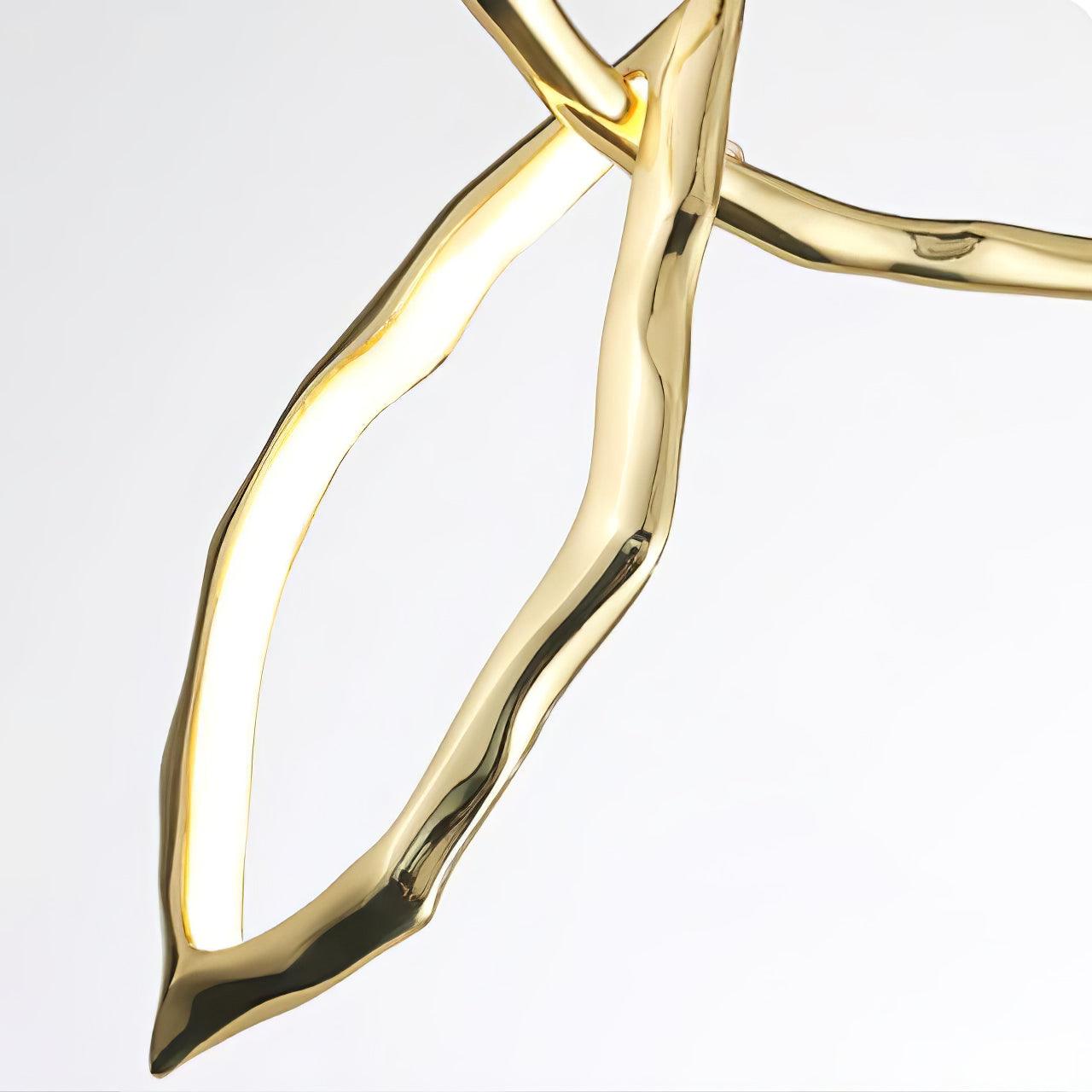 Cloud Rings Series Brass Chandelier - Cueteks