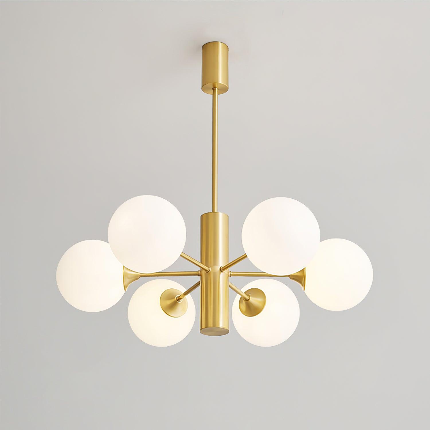 Stella Brass Chandelier - Cueteks