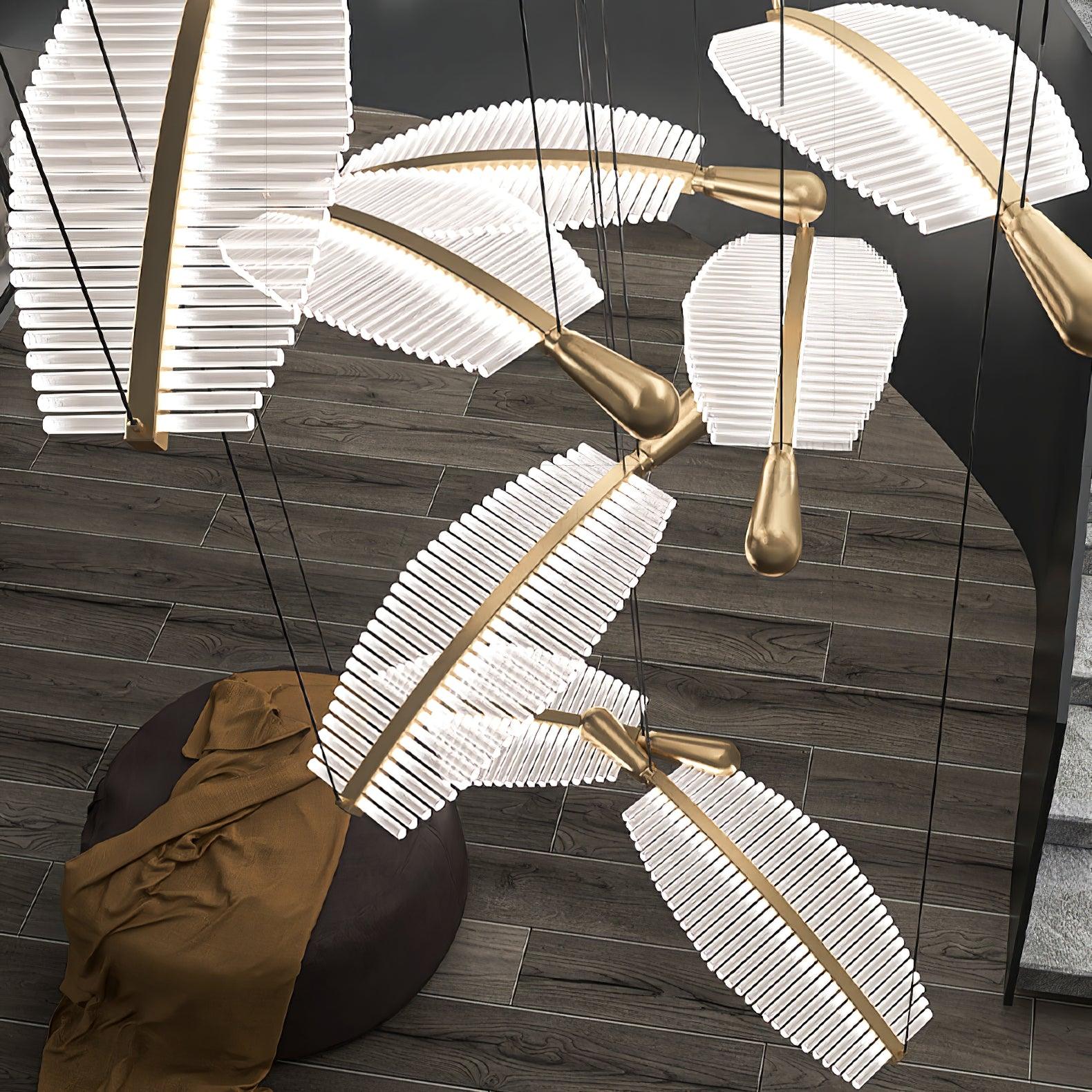 Leaf LED Chandelier - Cueteks