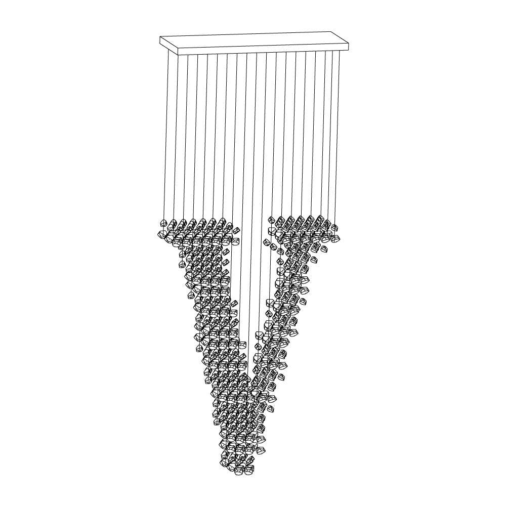 Charcoal Chandeliers V - Cueteks