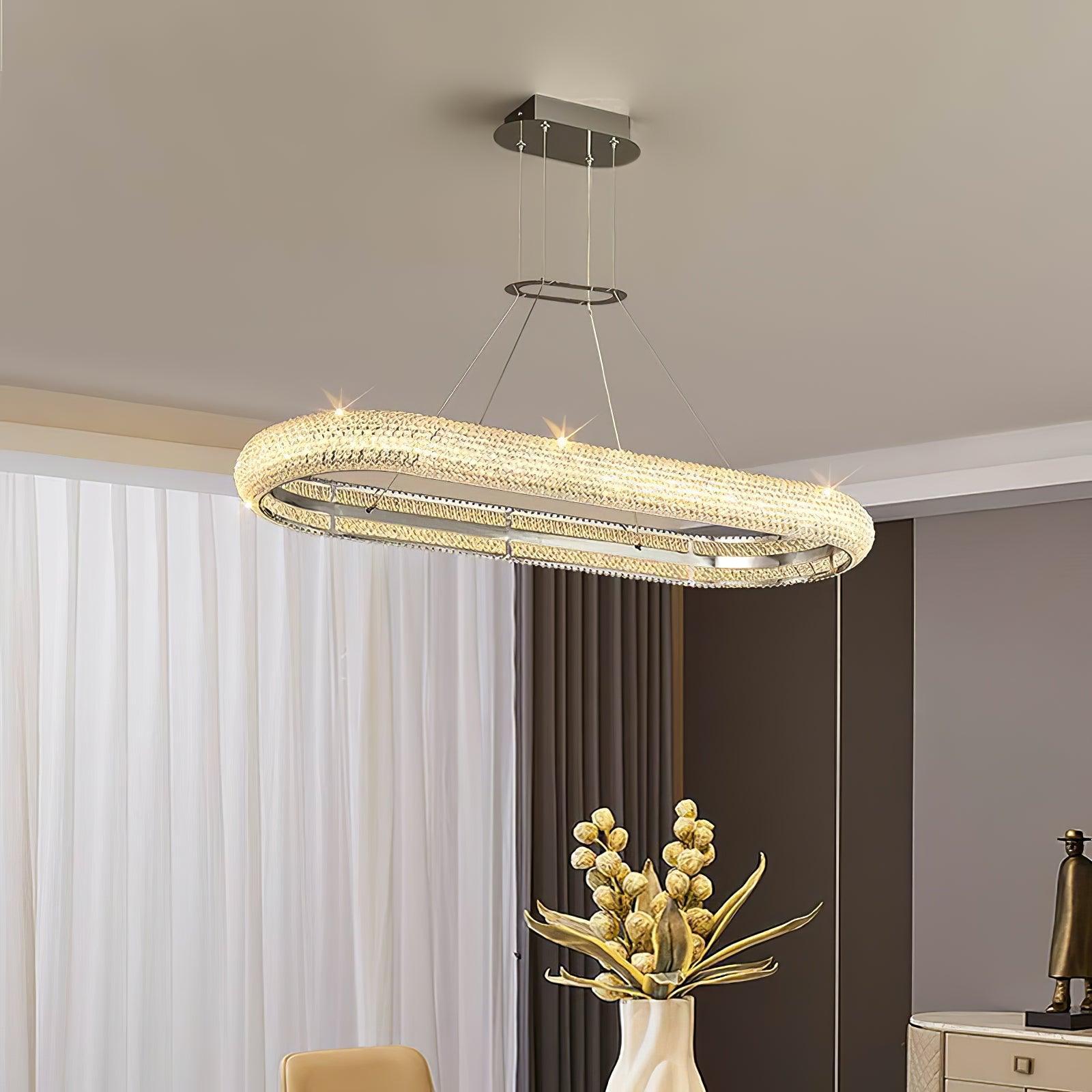 Asscher Ring Chandelier - Cueteks