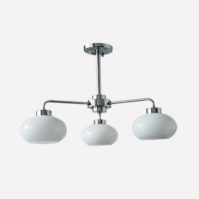 Oval Persimmon Chandelier - Cueteks