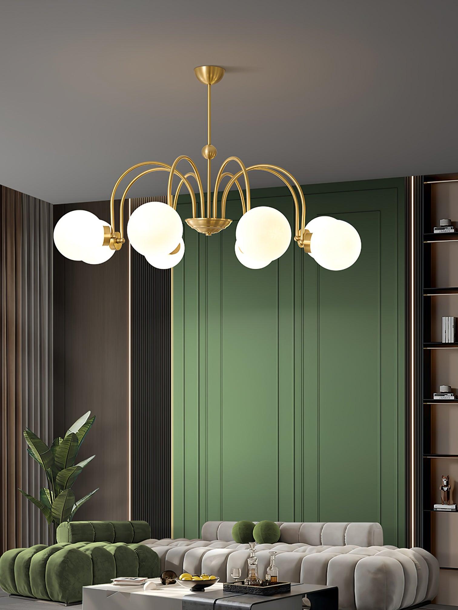 Yisu Brass Chandelier - Cueteks