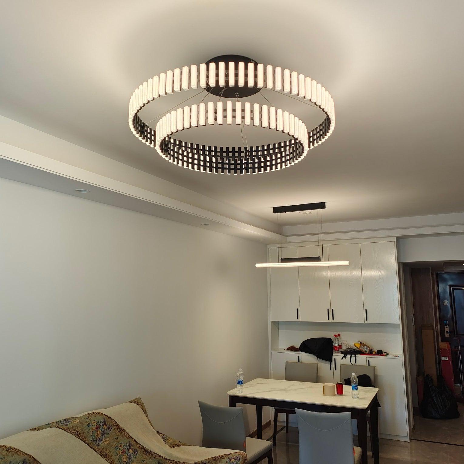 Hanging LED Chandelier - Cueteks