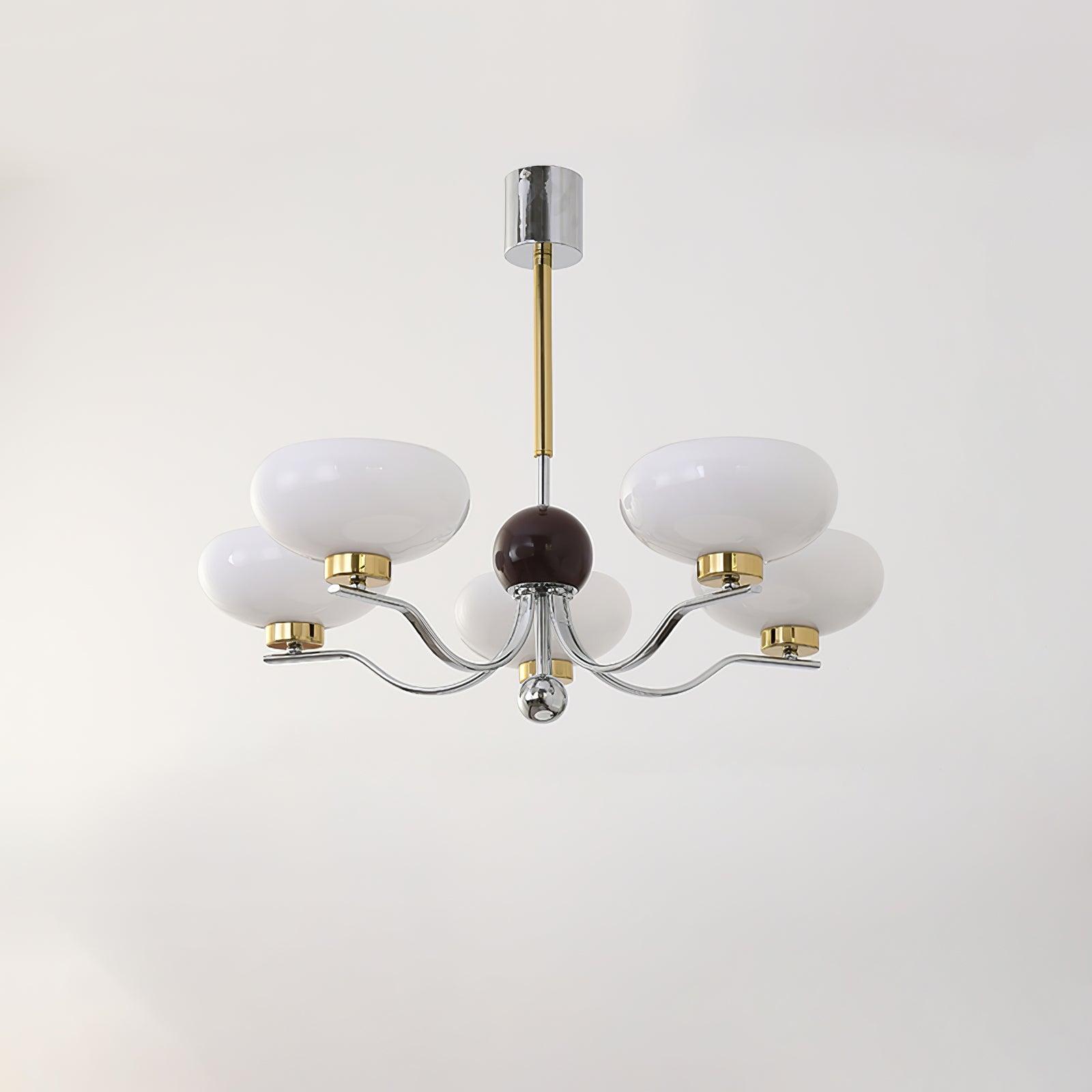 Medieval Glass Bowl Chandelier - Cueteks