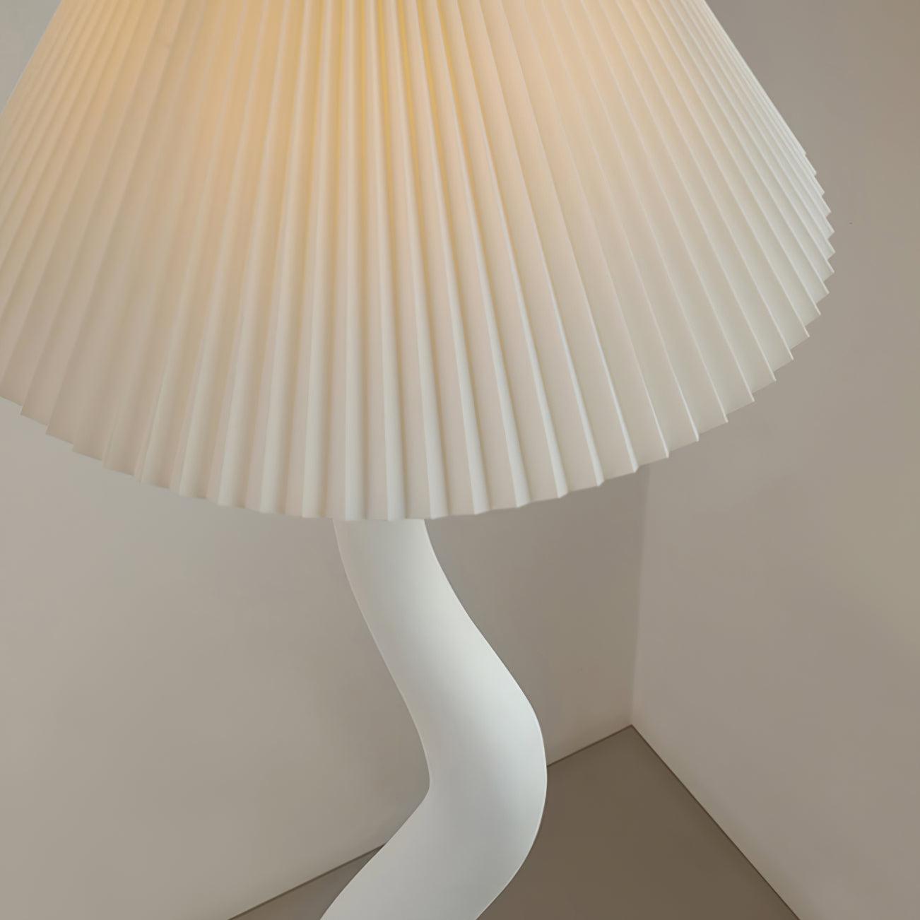 Twisted Pleated Floor Lamp - Cueteks