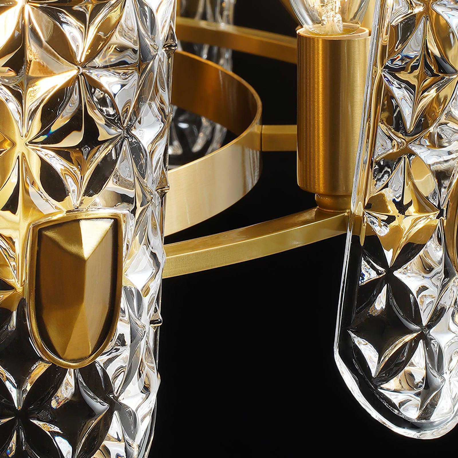 Brass Central Chandelier - Cueteks