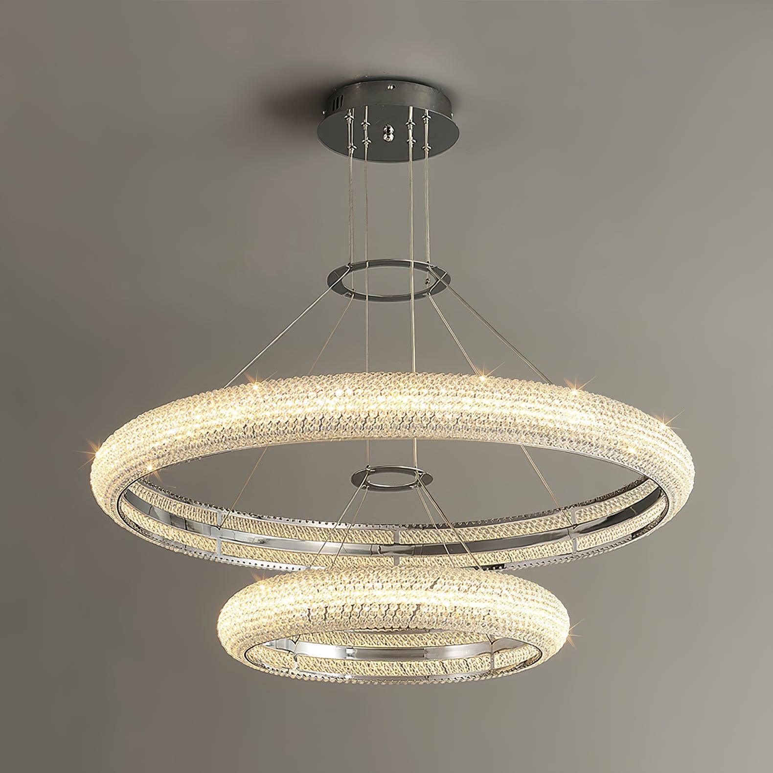 Asscher Ring Chandelier - Cueteks
