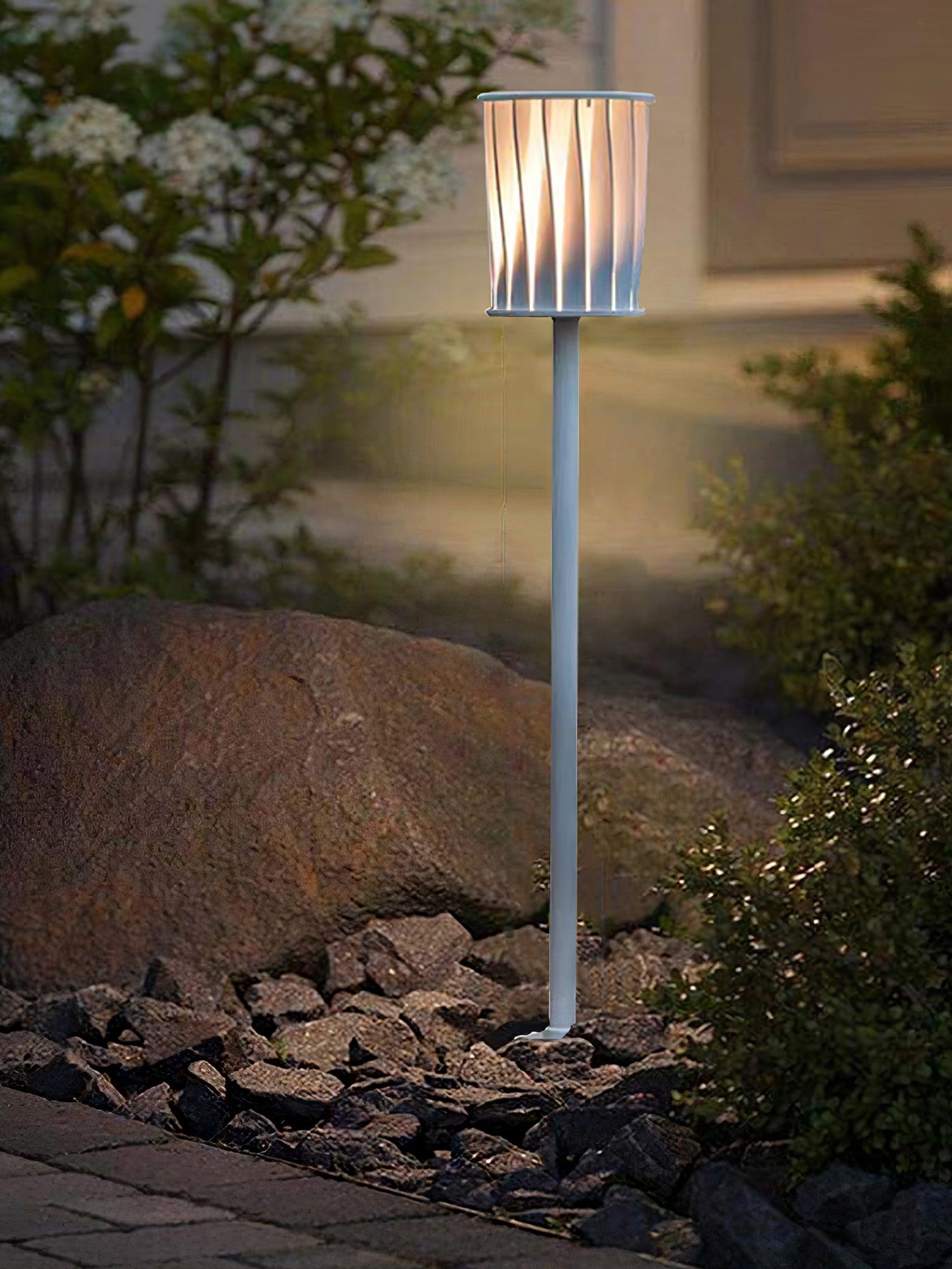 White Column Garden Light - Cueteks