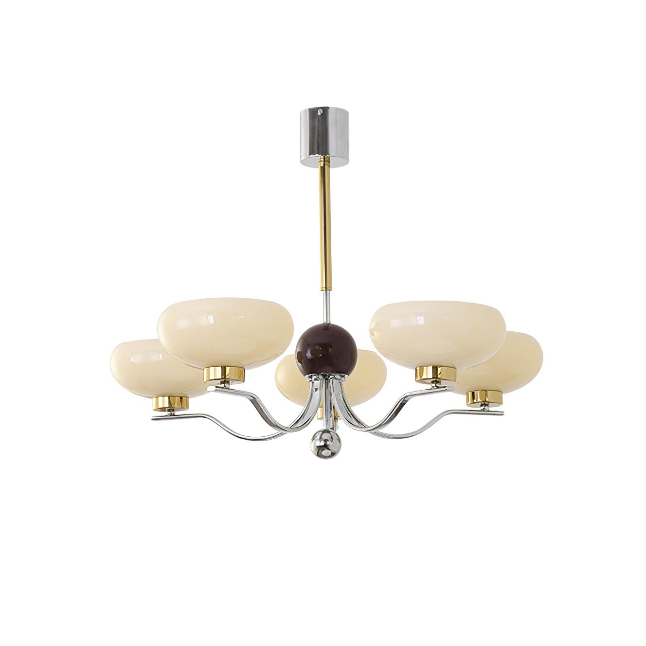 Medieval Glass Bowl Chandelier - Cueteks