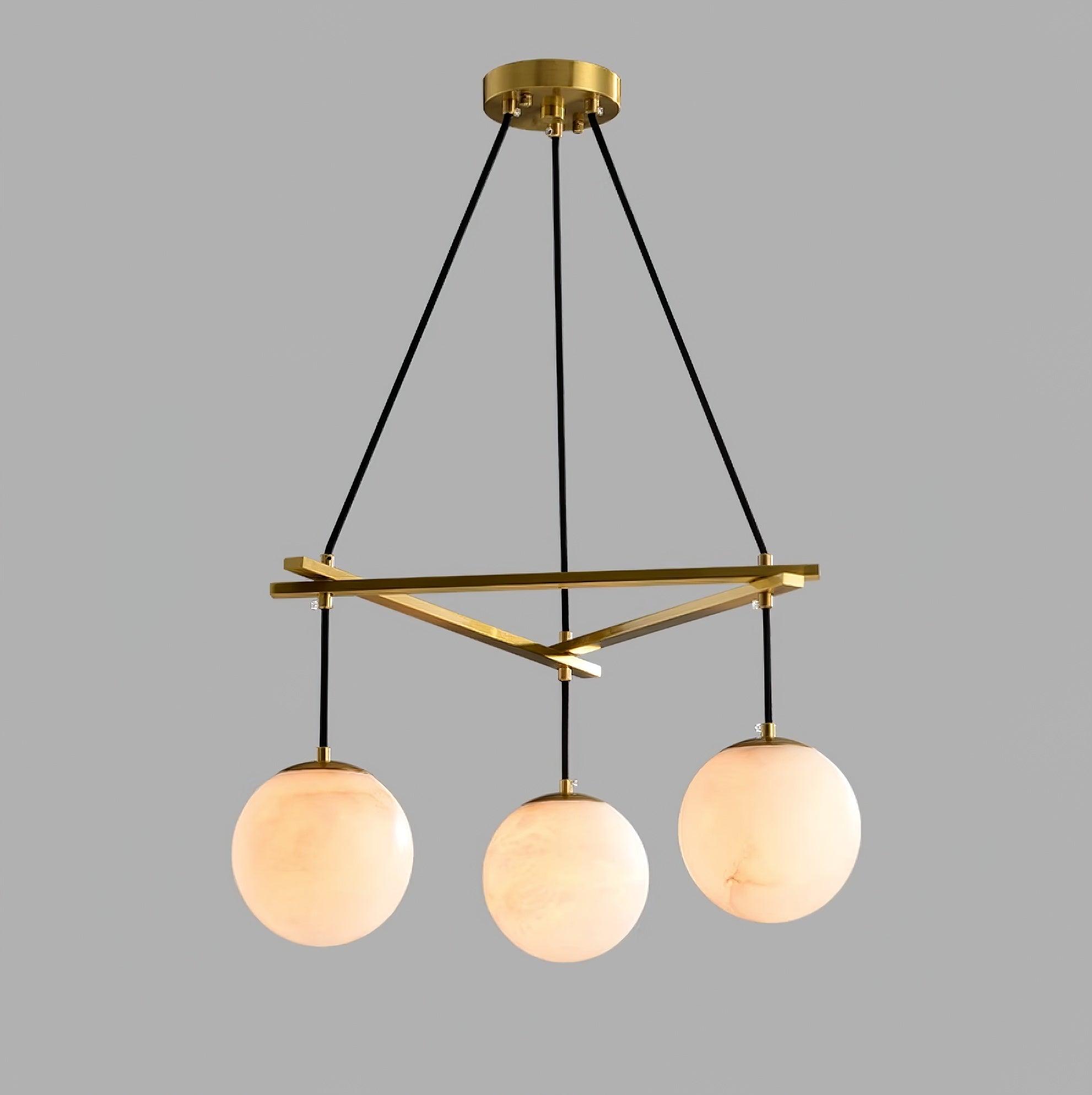 Miira Alabaster Chandelier - Cueteks