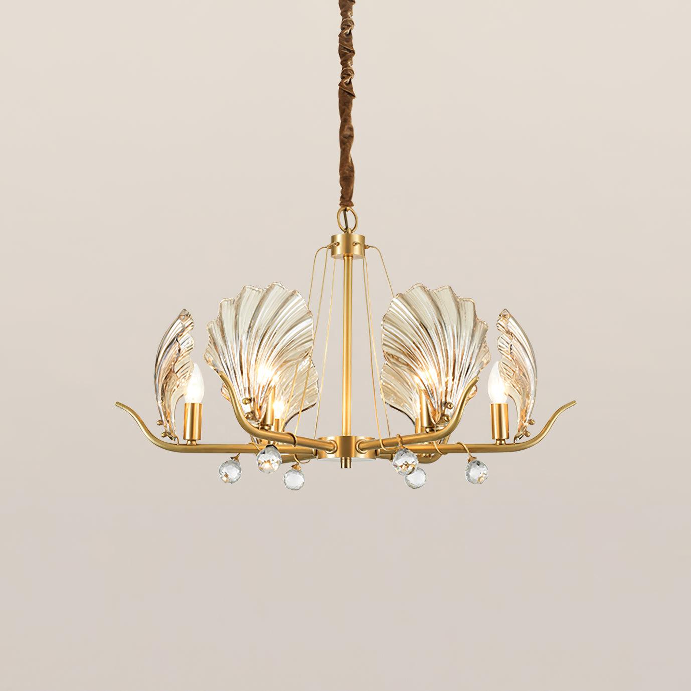 Shell Crystal Chandelier - Cueteks