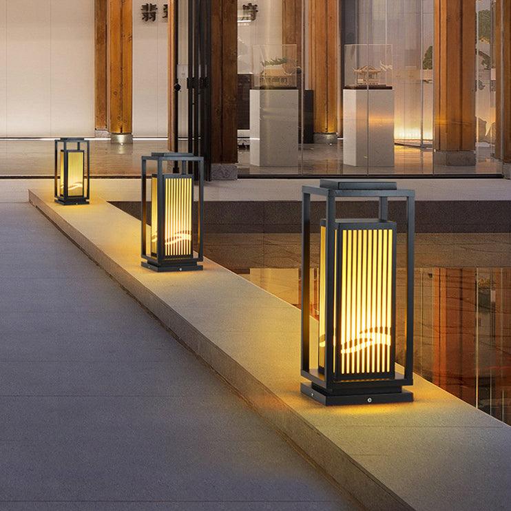 Modern Square Cage Garden Light - Cueteks