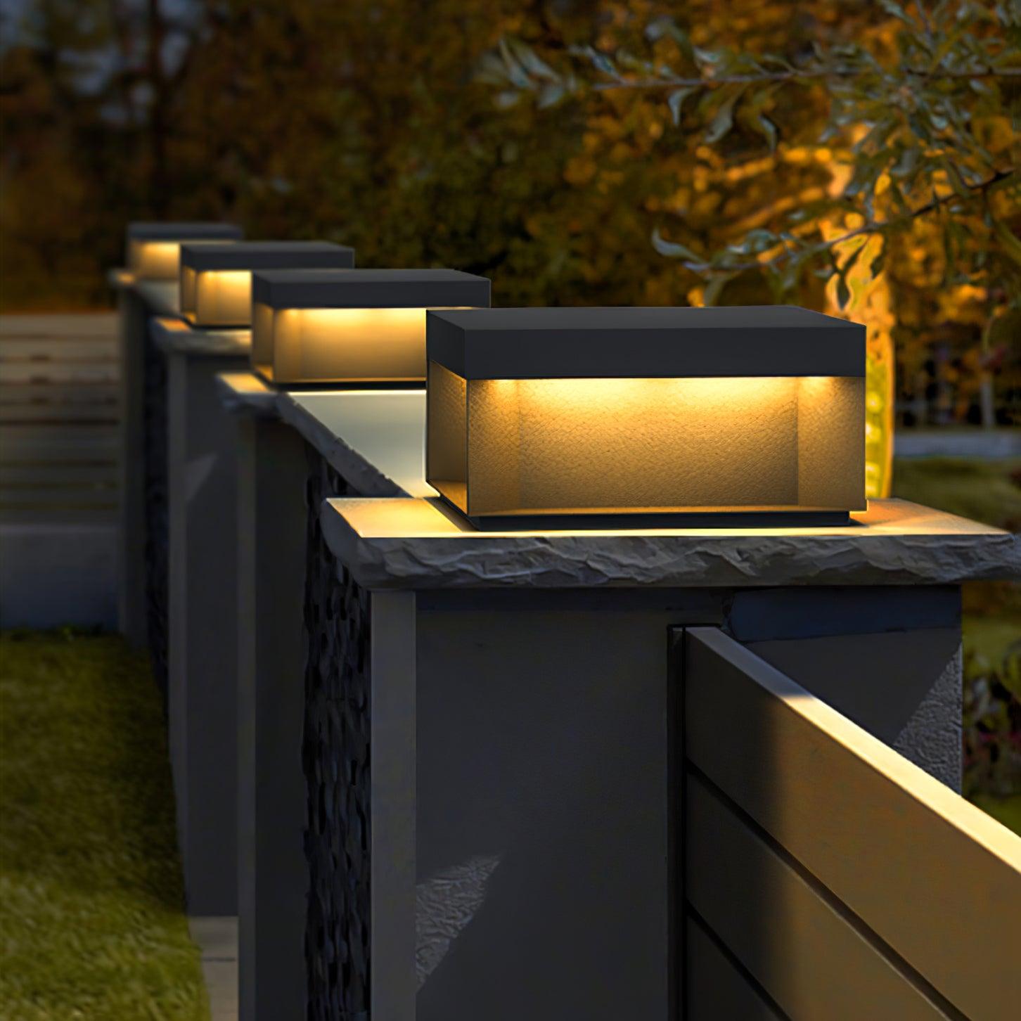 Black Box Outdoor Post Light - Cueteks