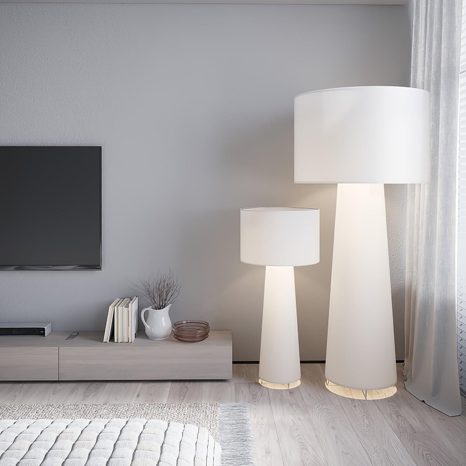 Column Fabric Floor Lamp - Cueteks