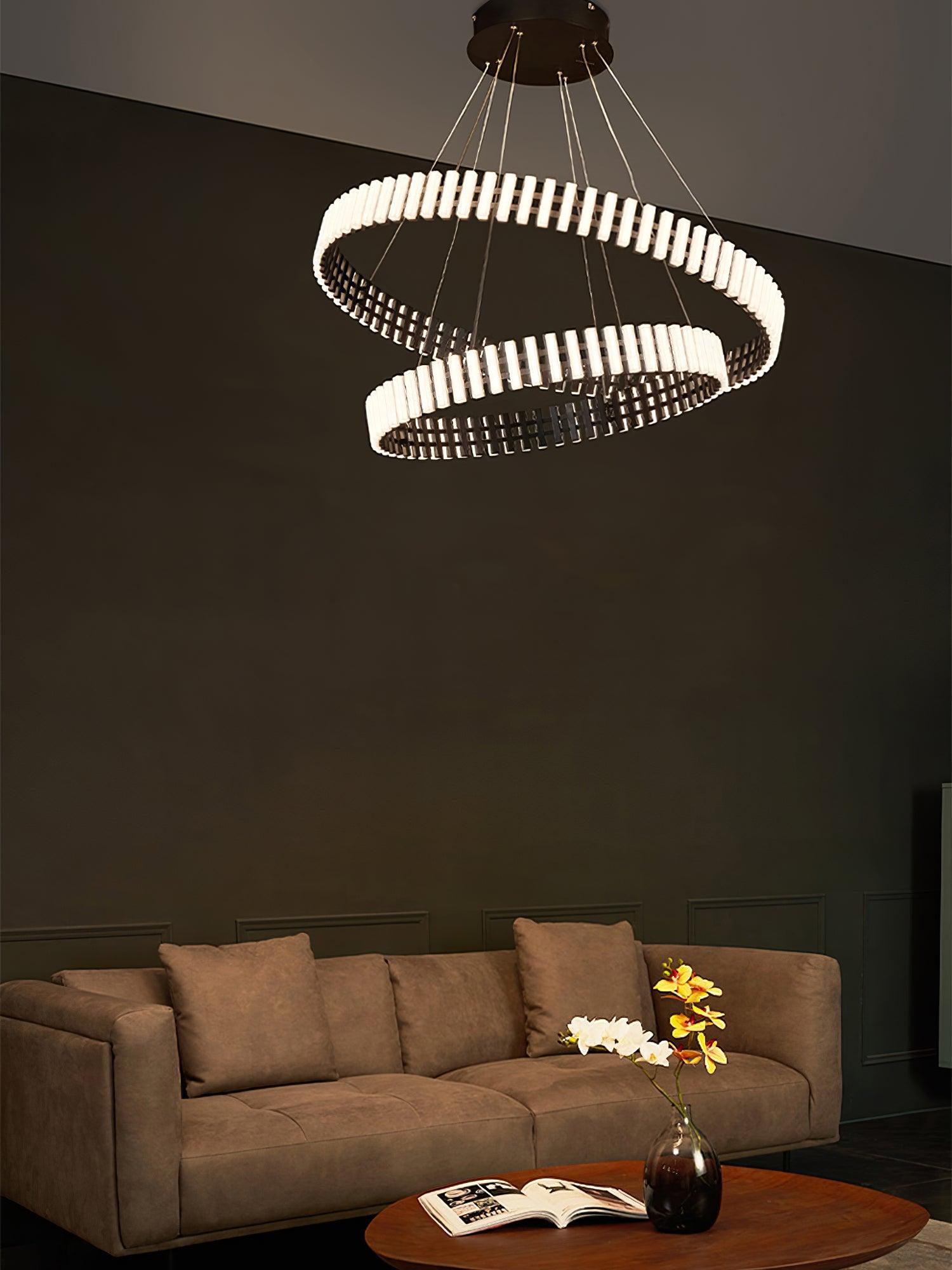 Hanging LED Chandelier - Cueteks