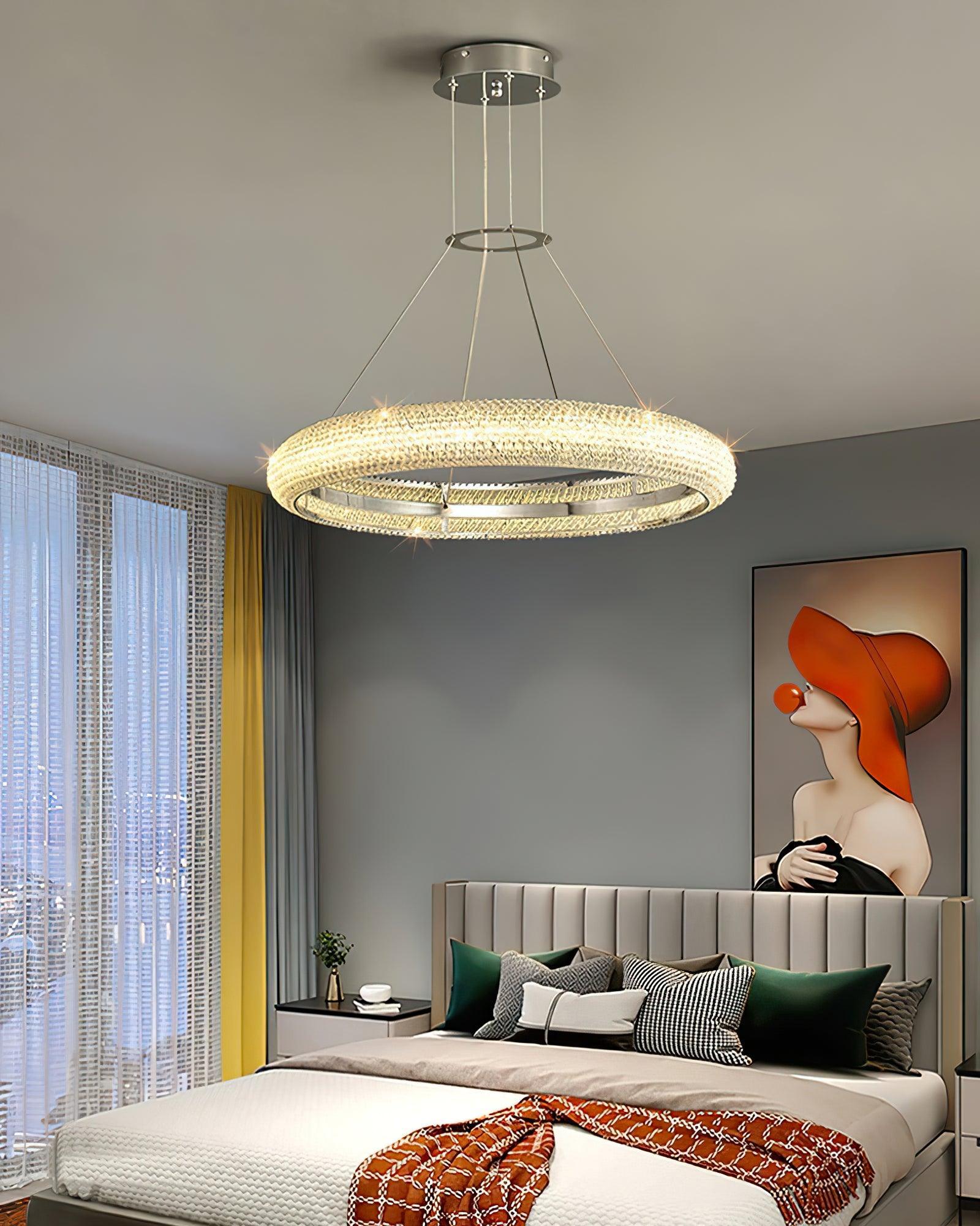 Asscher Ring Chandelier - Cueteks
