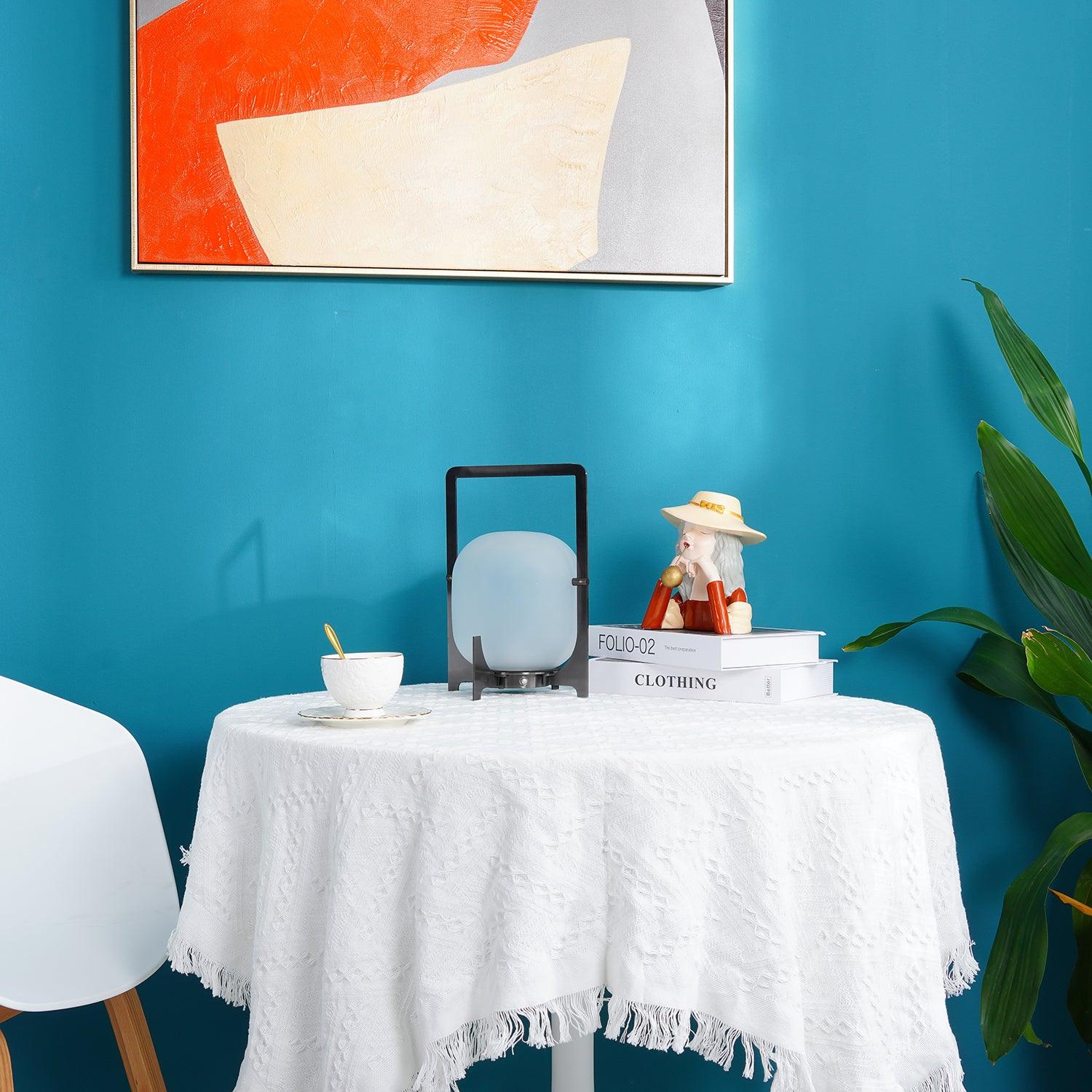 Silver Twilight Lantern Table Light - Cueteks