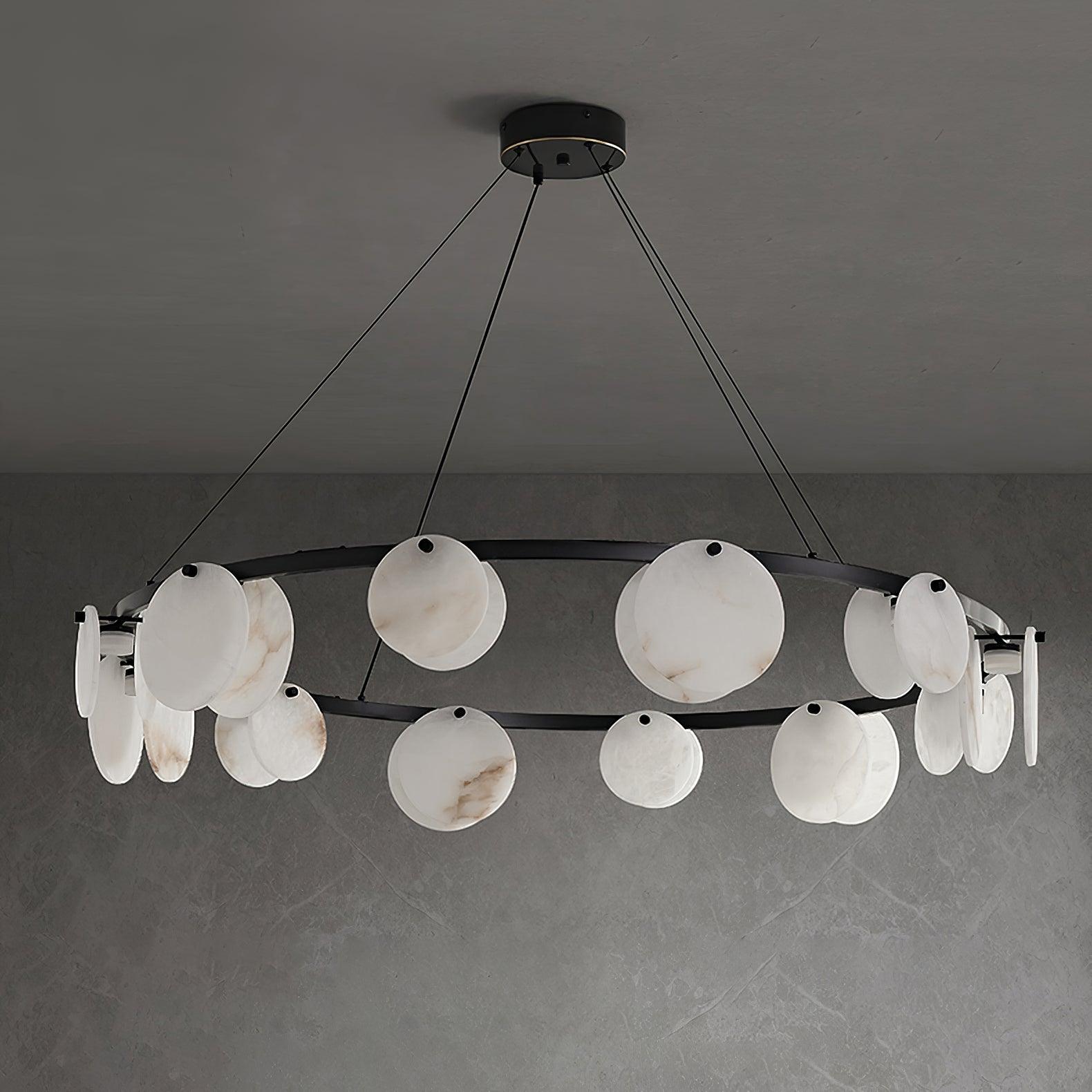 Trinidad Alabaster Chandelier - Cueteks