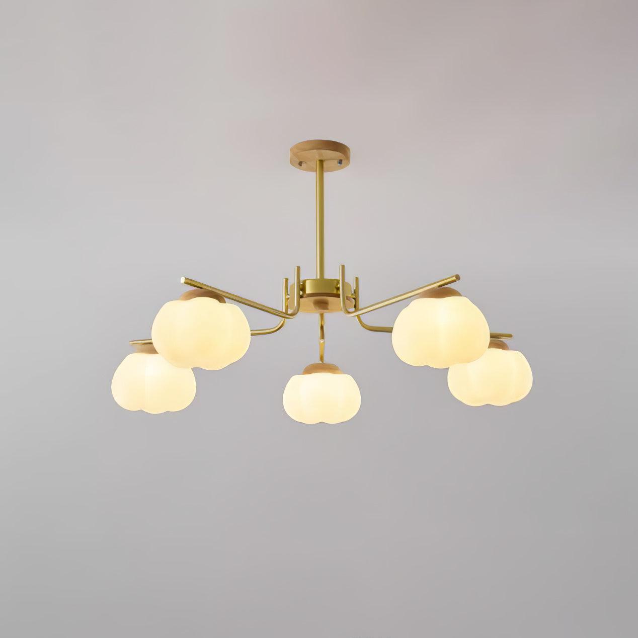 Plastic Cotton Balls Chandelier - Cueteks
