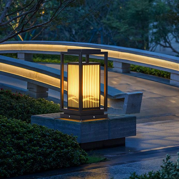 Modern Square Cage Garden Light - Cueteks