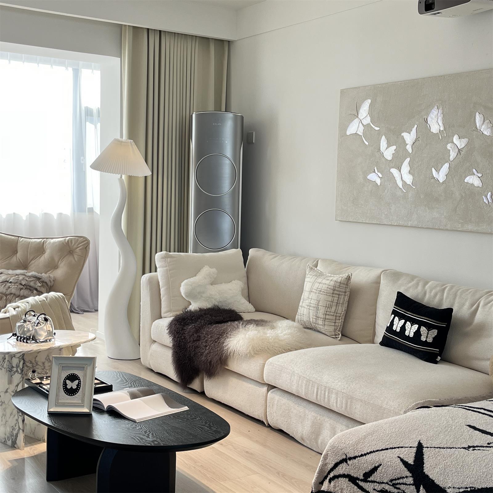 Twisted Pleated Floor Lamp - Cueteks