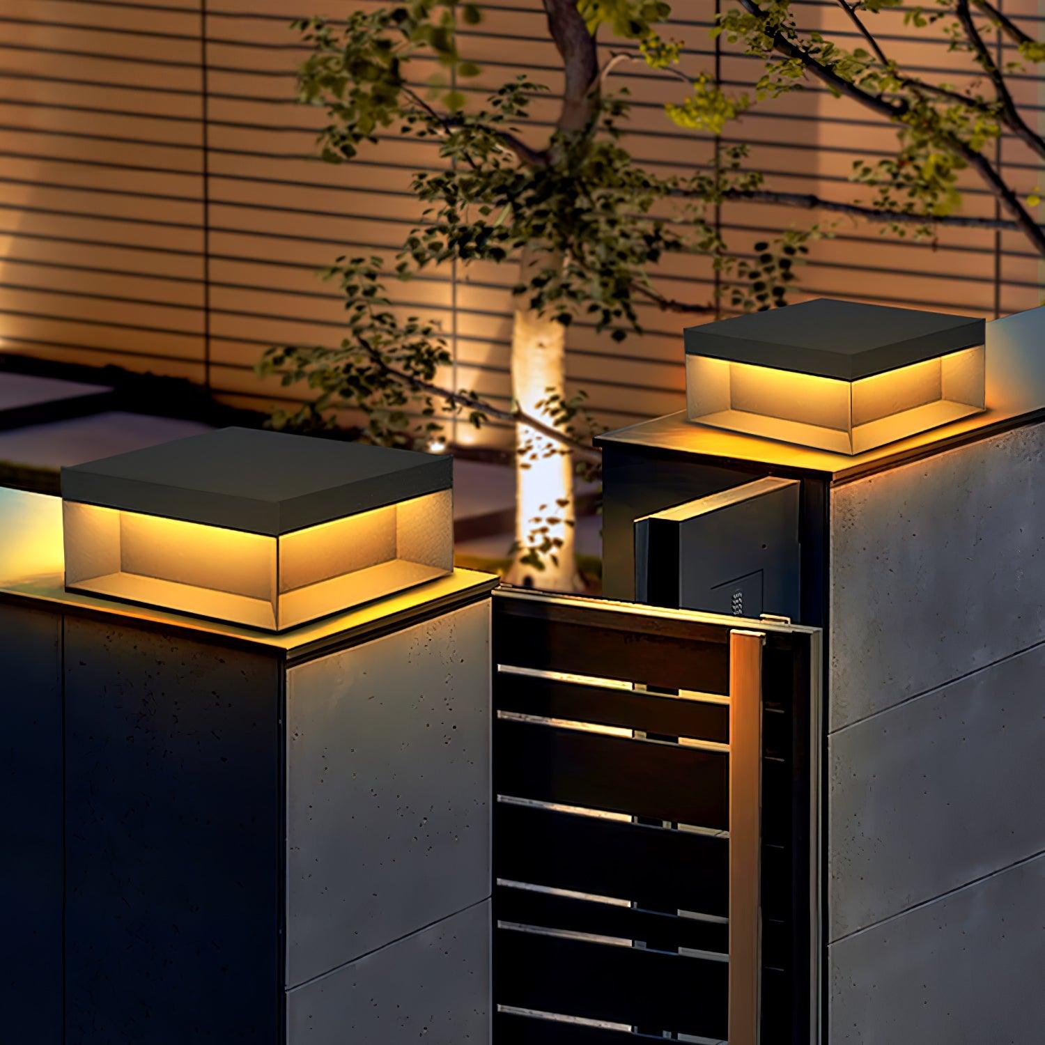 Black Box Outdoor Post Light - Cueteks
