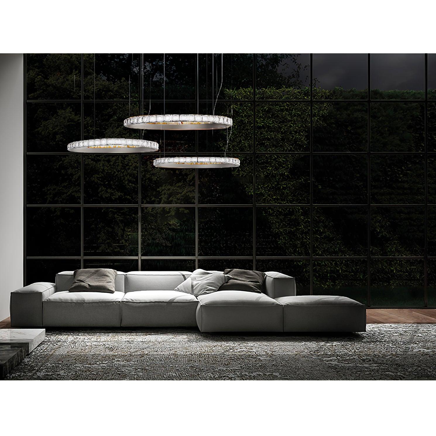 Aura Ring Chandelier - Cueteks