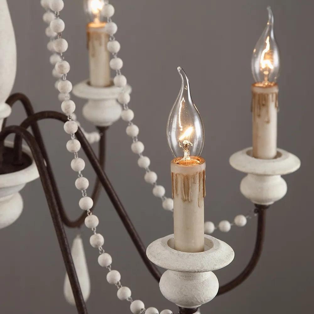 Candle Style Beaded Chandelier - Cueteks