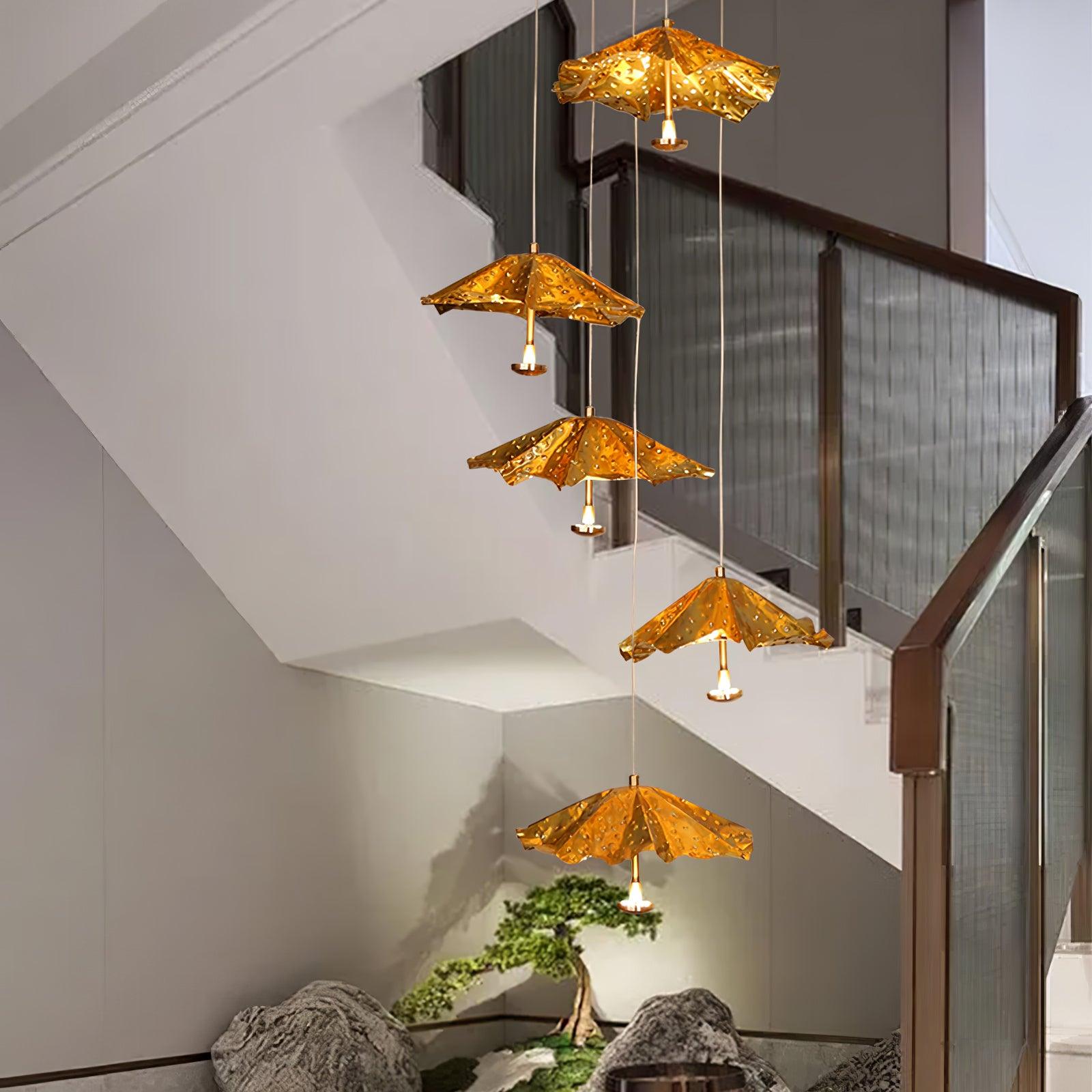 Livra Leaf Chandelier - Cueteks