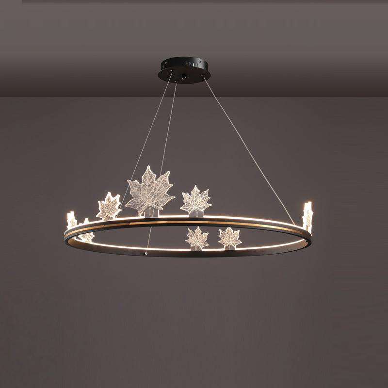 Ion Leaf Chandelier - Cueteks